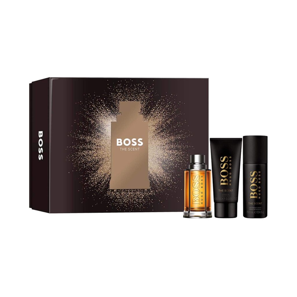 Boss The Scent For Him Eau De Toilette And Deo With Shower Gel - (3 Pcs) - Boss