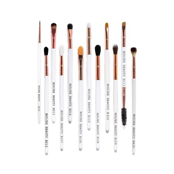 Boujee Beauty Professional Brush Set With Travel Case - S109 (18 Pcs) - Boujee Beauty