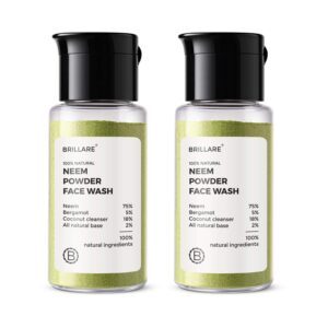 Brillare Neem Powder Face Wash (15 g) For Acne Prone Skin Combo - Brillare