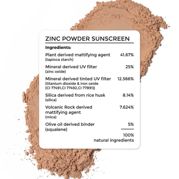 Brillare Zinc Powder Sunscreen SPF 50 - Beige 02 (4 g) - Brillare