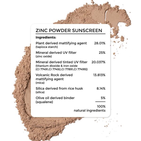 Brillare Zinc Powder Sunscreen SPF 50 - Bronze 03 (4 g) - Brillare
