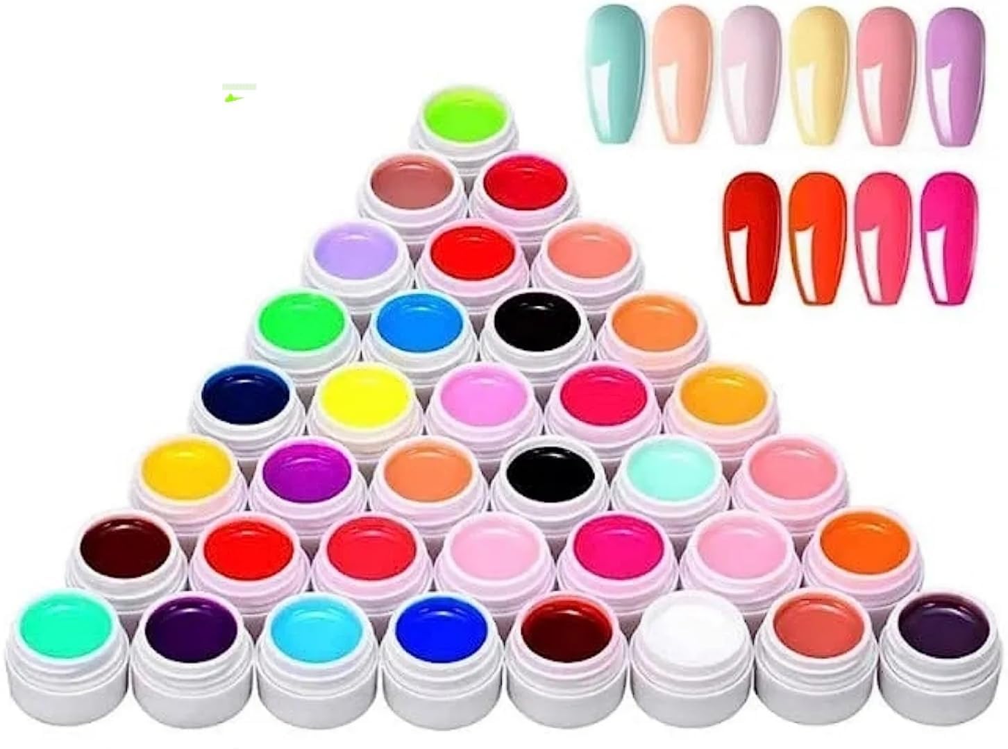 "Brille Bee 36-Color UV Gel Nail Polish Kit - Soak Off LED Nail Art Pure Color Set"