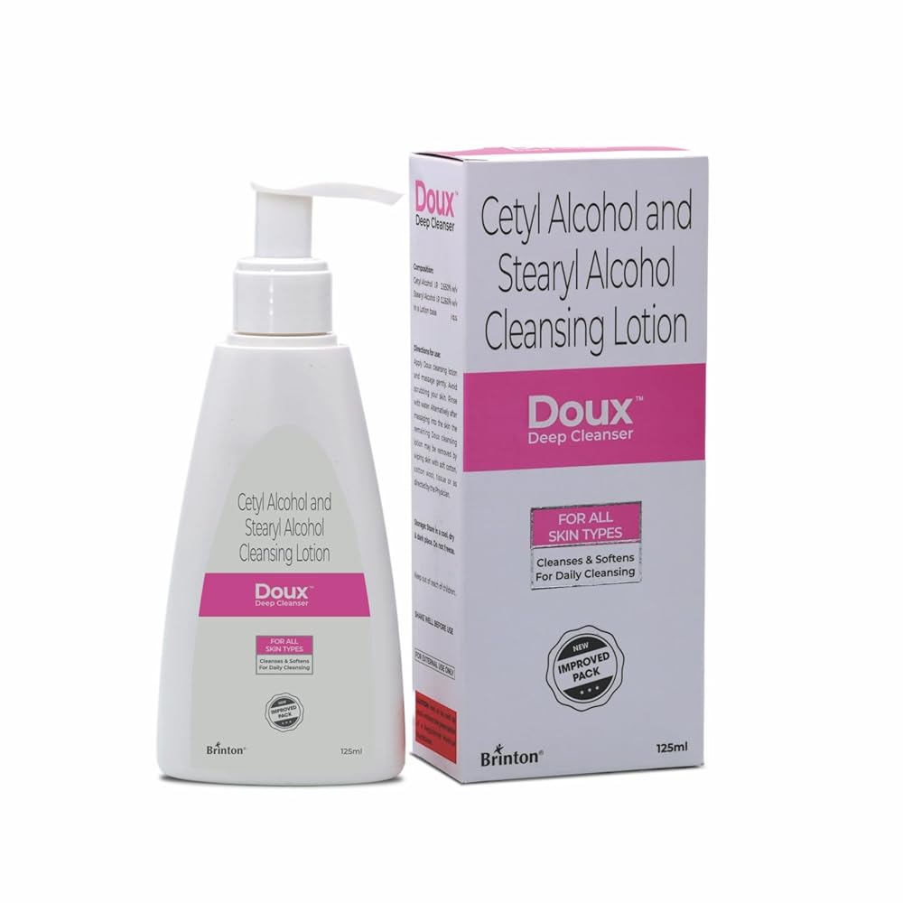 Brinton UV Doux Face Cleanser | Cetyl & Stearyl Alcohol, Niacinamide, Hyaluronic Acid, Jojoba Oil | pH 5.5 | Deep Cleansing & Hydration | Sulphate & Paraben Free |...