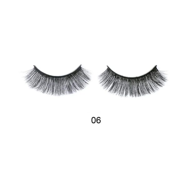 Bronson Professional 3D Effect False Eyelashes - 06 Black (1 Pair) - Bronson Professional