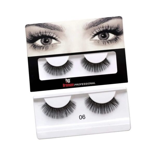 Bronson Professional 3D Effect False Eyelashes - 06 Black (1 Pair) - Bronson Professional