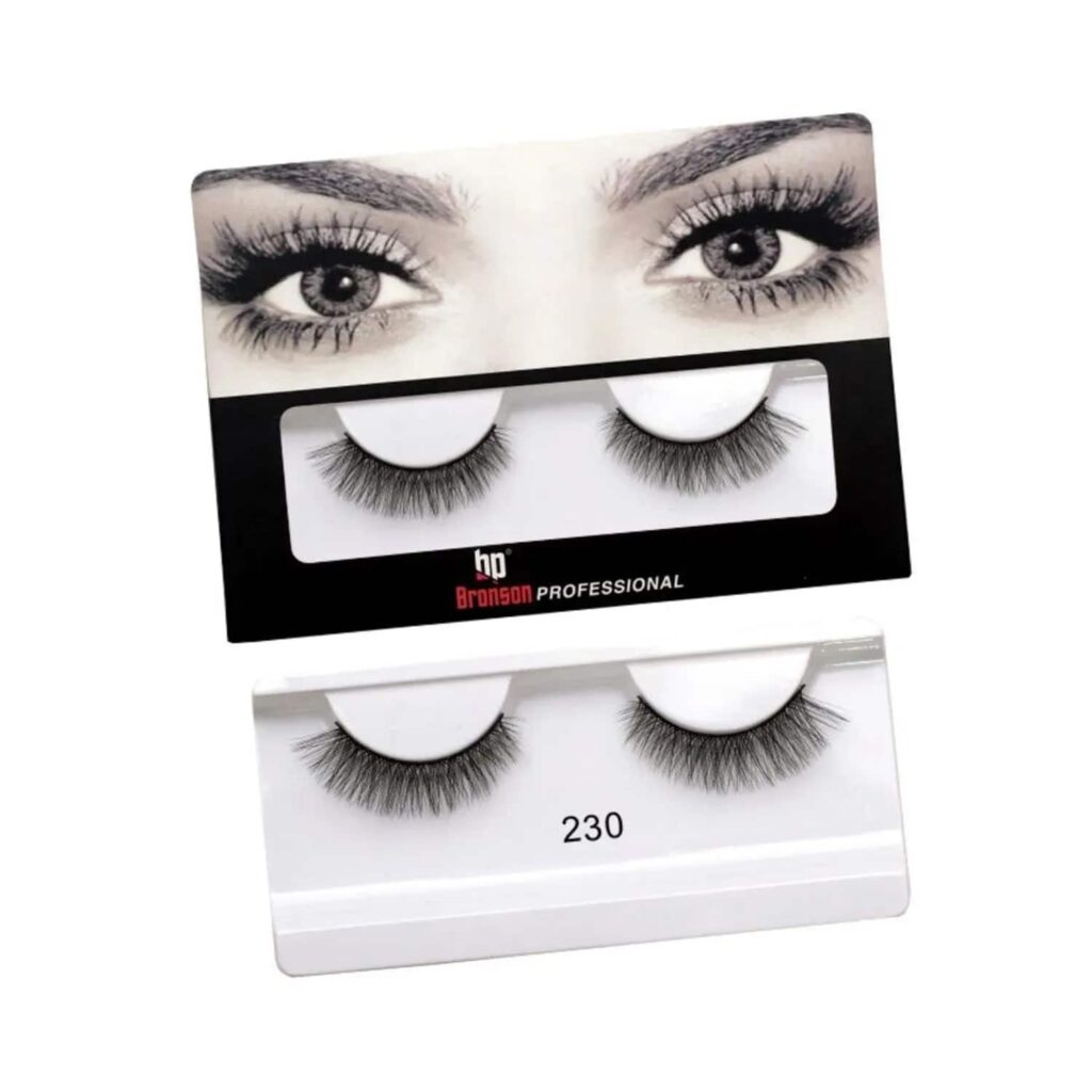 Bronson Professional 3D Effect False Eyelashes - 230 Black (1 Pair) - Bronson Professional