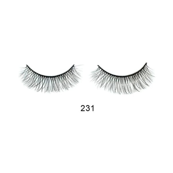 Bronson Professional 3D Effect False Eyelashes - 231 Black (1 Pair) - Bronson Professional