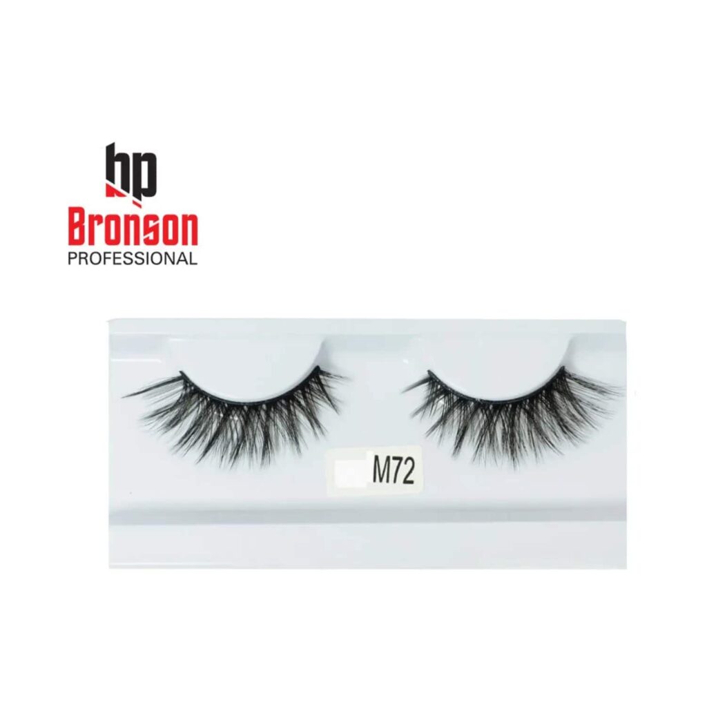 Bronson Professional 3D Eyelashes - M72 Black (1 Pair) - Bronson Professional