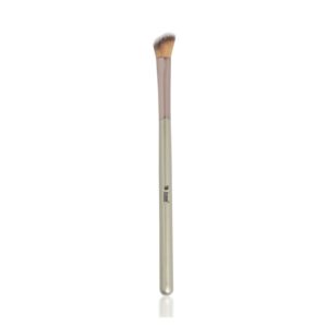 Bronson Professional Classic Angled Bronzer & Blusher Makeup Brush - Silver, Pink - Bronson Professional