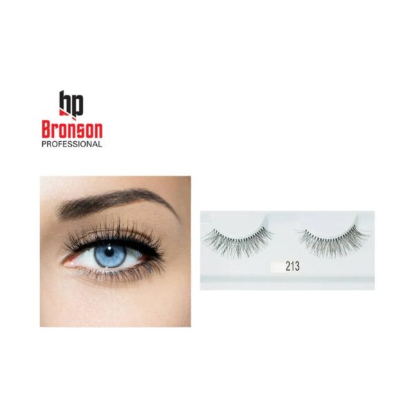 Bronson Professional Eyelashes - 213 Black (1 Pair) - Bronson Professional