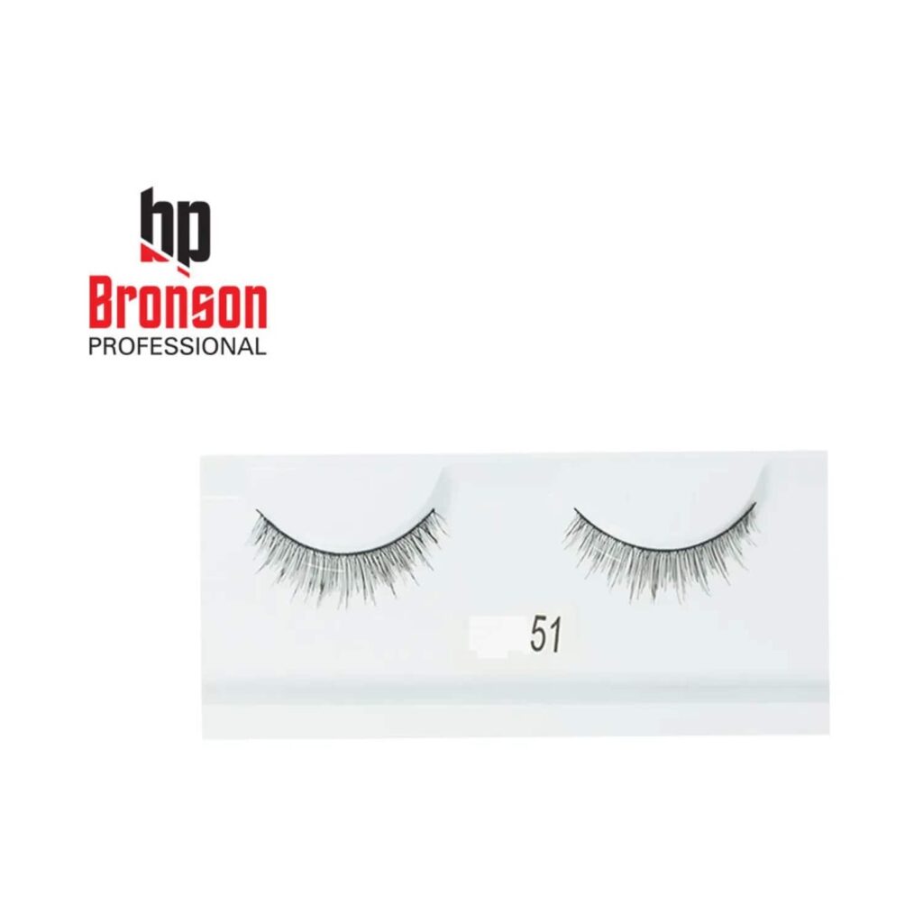 Bronson Professional Eyelashes - 51 Black (1 Pair) - Bronson Professional