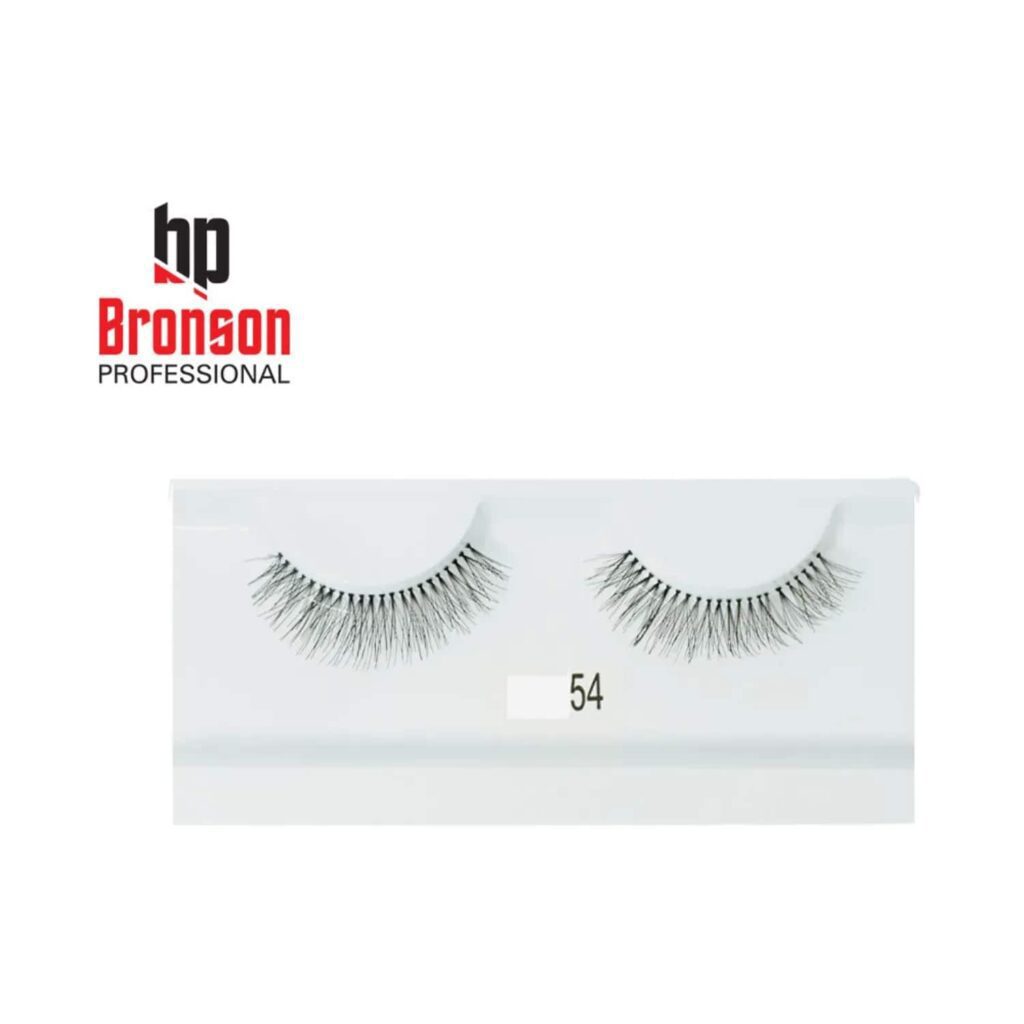 Bronson Professional Eyelashes - 54 Black (1 Pair) - Bronson Professional