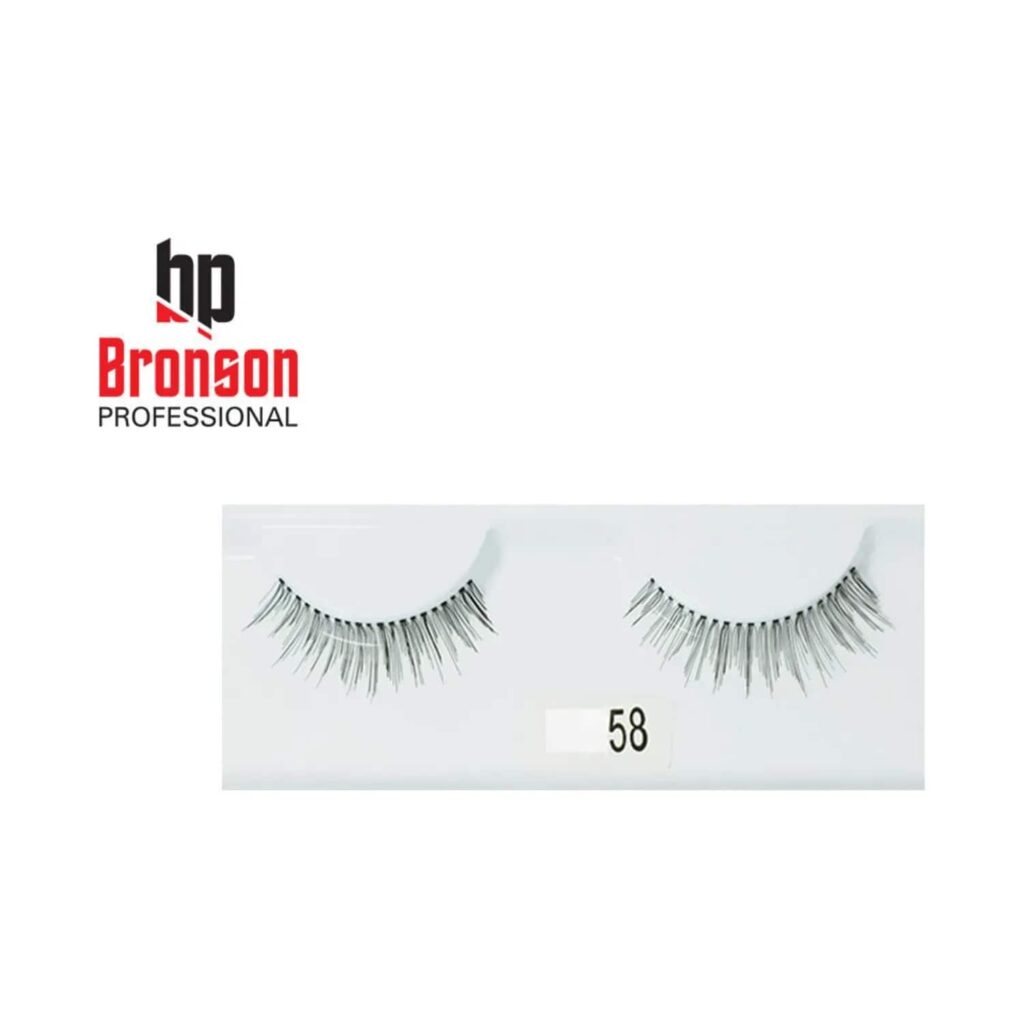 Bronson Professional Eyelashes - 58 Black (1 Pair) - Bronson Professional