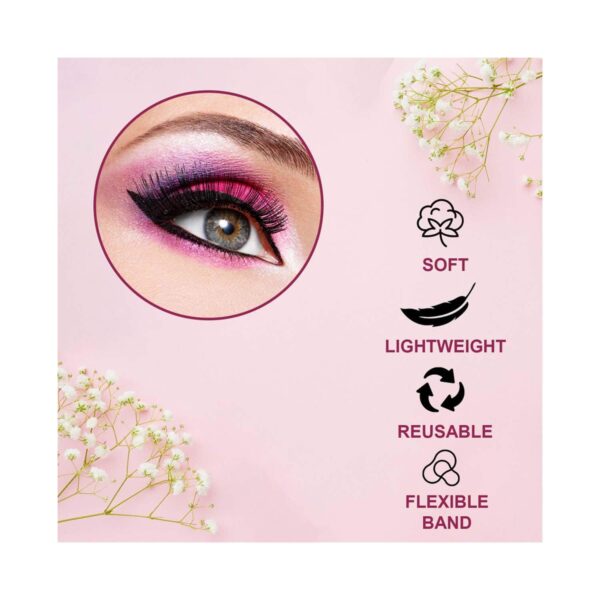 Bronson Professional Long & Natural False Eyelashes - 18 - Black - Bronson Professional