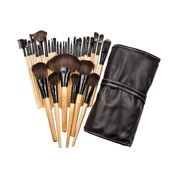 Bronson Professional Makeup Brush Set with Storage Pouch (32Pcs) - Bronson Professional