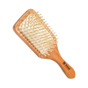 Bronson Professional Paddle Hair Brush With Bamboo Wood Bristles Wooden Hair Brush - Bronson Professional