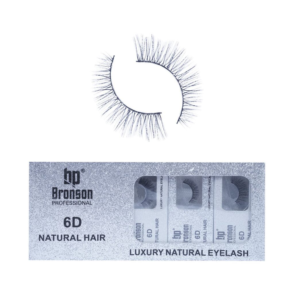 Bronson Professional Pair 6D Long & Natural False Eyelashes - 111 - Black (10 Pairs) - Bronson Professional