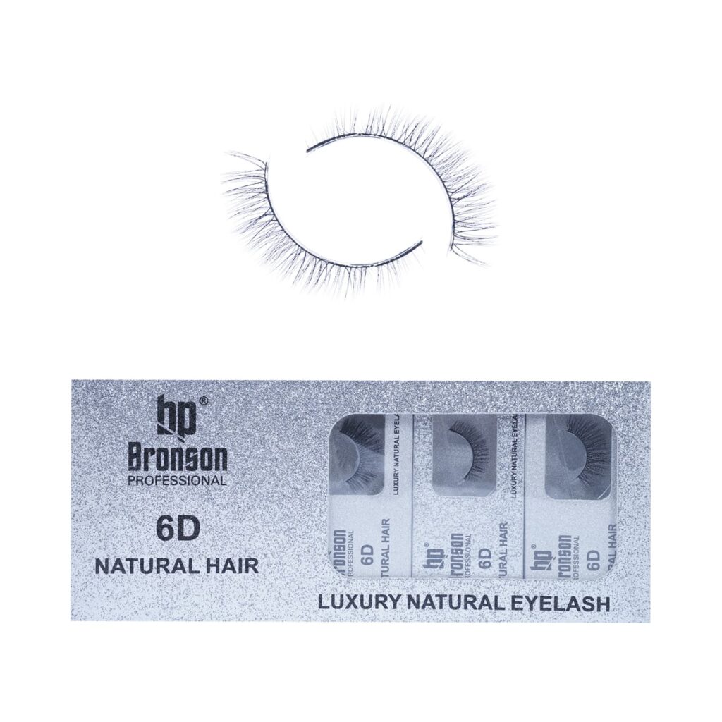 Bronson Professional Pair 6D Long & Natural False Eyelashes - 112 - Black (10 Pairs) - Bronson Professional