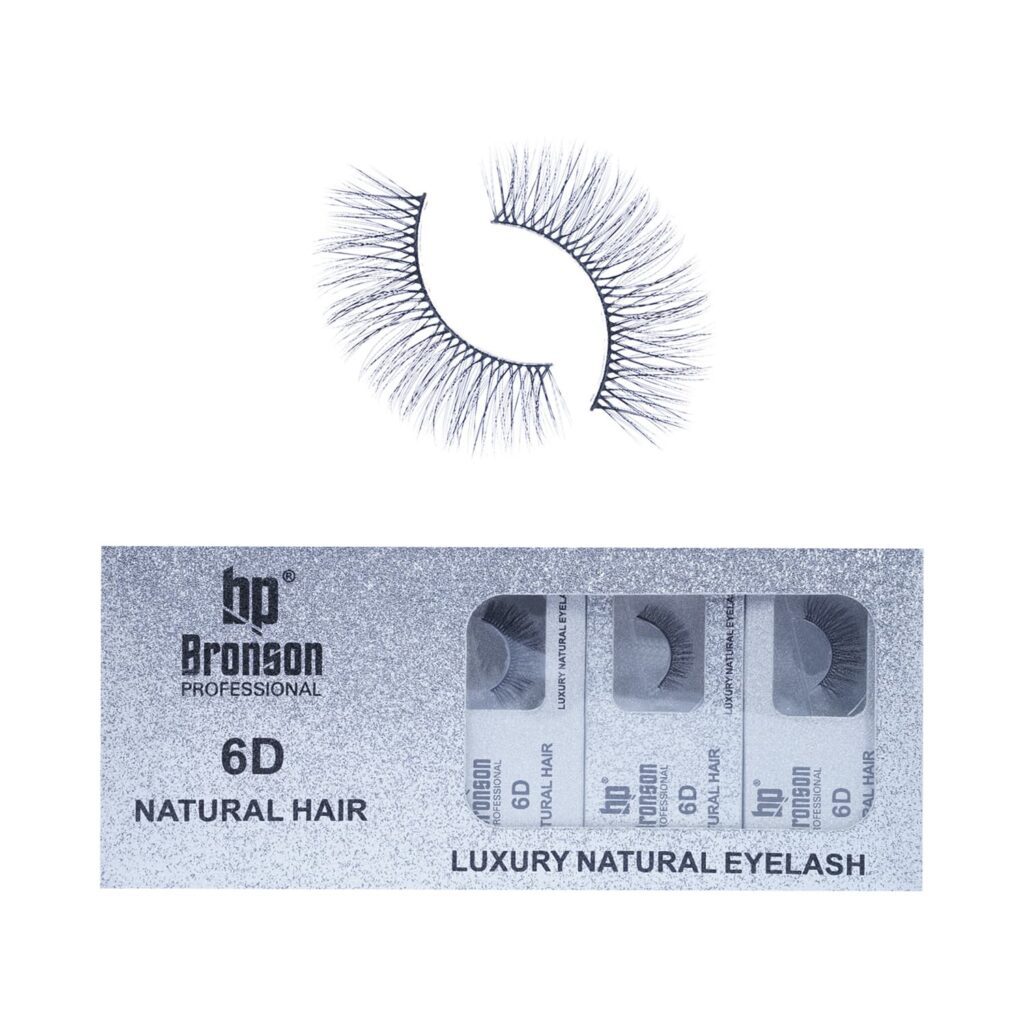 Bronson Professional Pair 6D Long & Natural False Eyelashes - 115 - Black (10 Pairs) - Bronson Professional