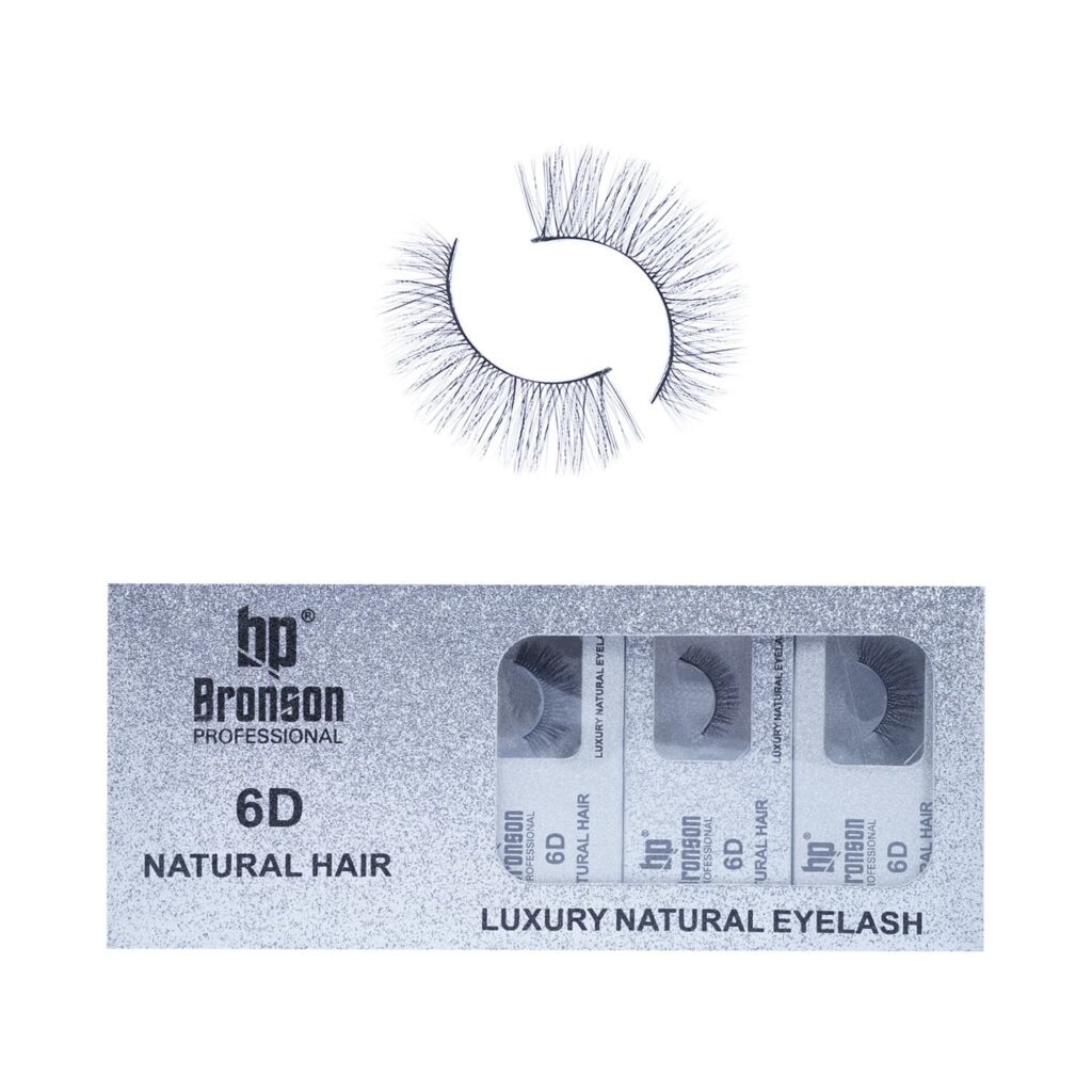 Bronson Professional Pair 6D Long & Natural False Eyelashes - 117 - Black (10 Pairs) - Bronson Professional