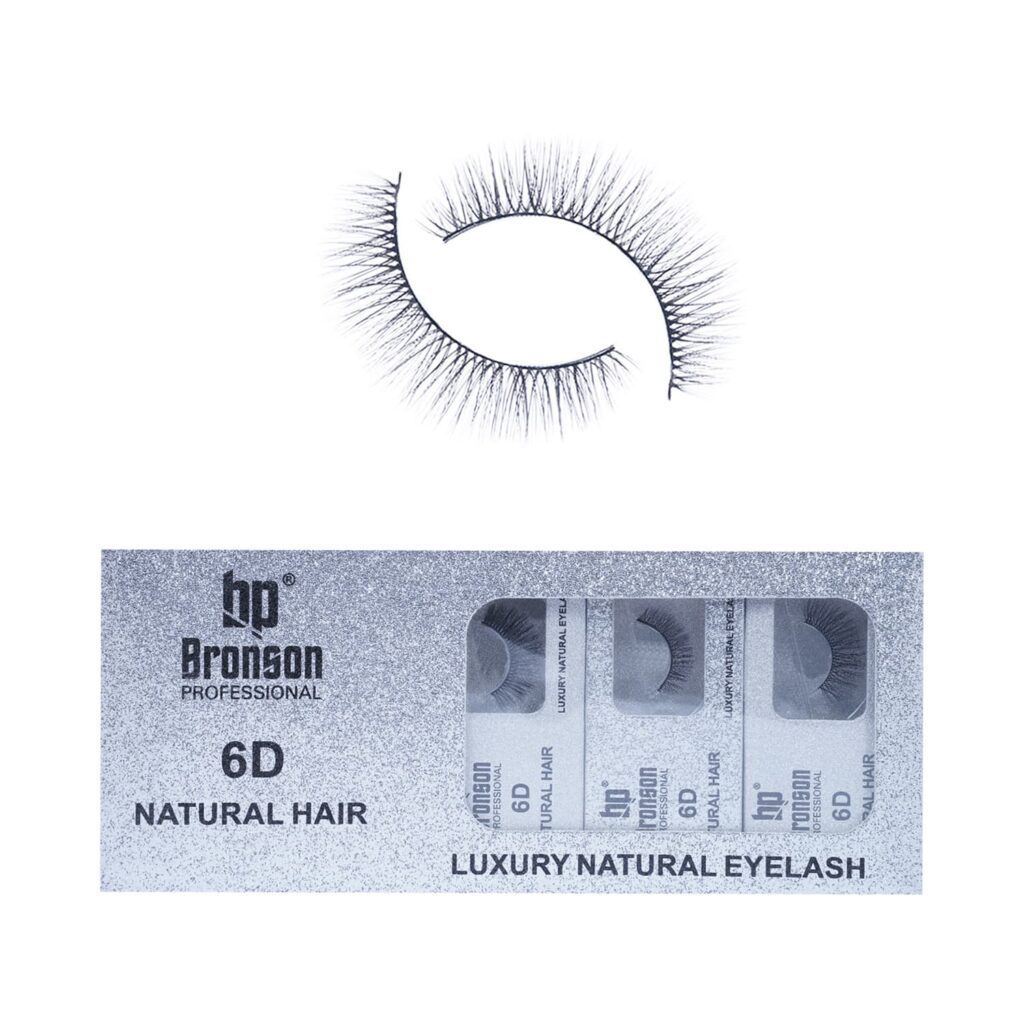 Bronson Professional Pair 6D Long & Natural False Eyelashes - 120 - Black (10 Pairs) - Bronson Professional