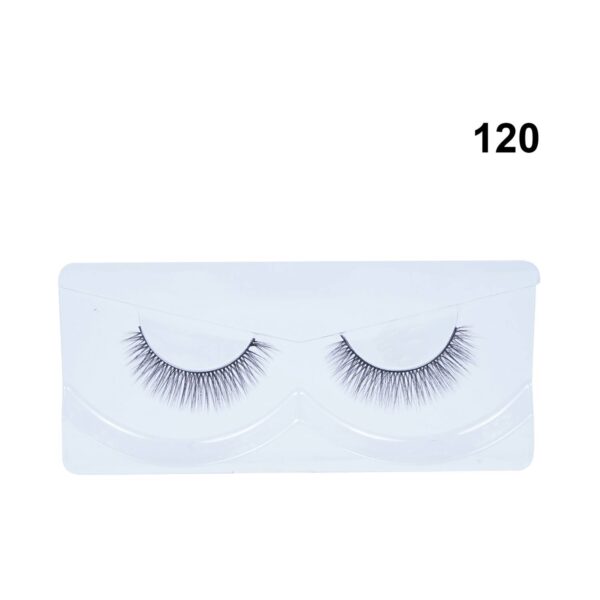 Bronson Professional Pair 6D Long & Natural False Eyelashes - 120 - Black (10 Pairs) - Bronson Professional