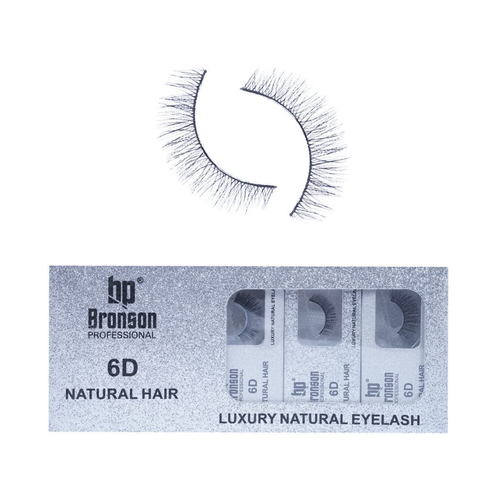 Bronson Professional Pair 6D Long & Natural False Eyelashes - 121 - Black (10 Pairs) - Bronson Professional