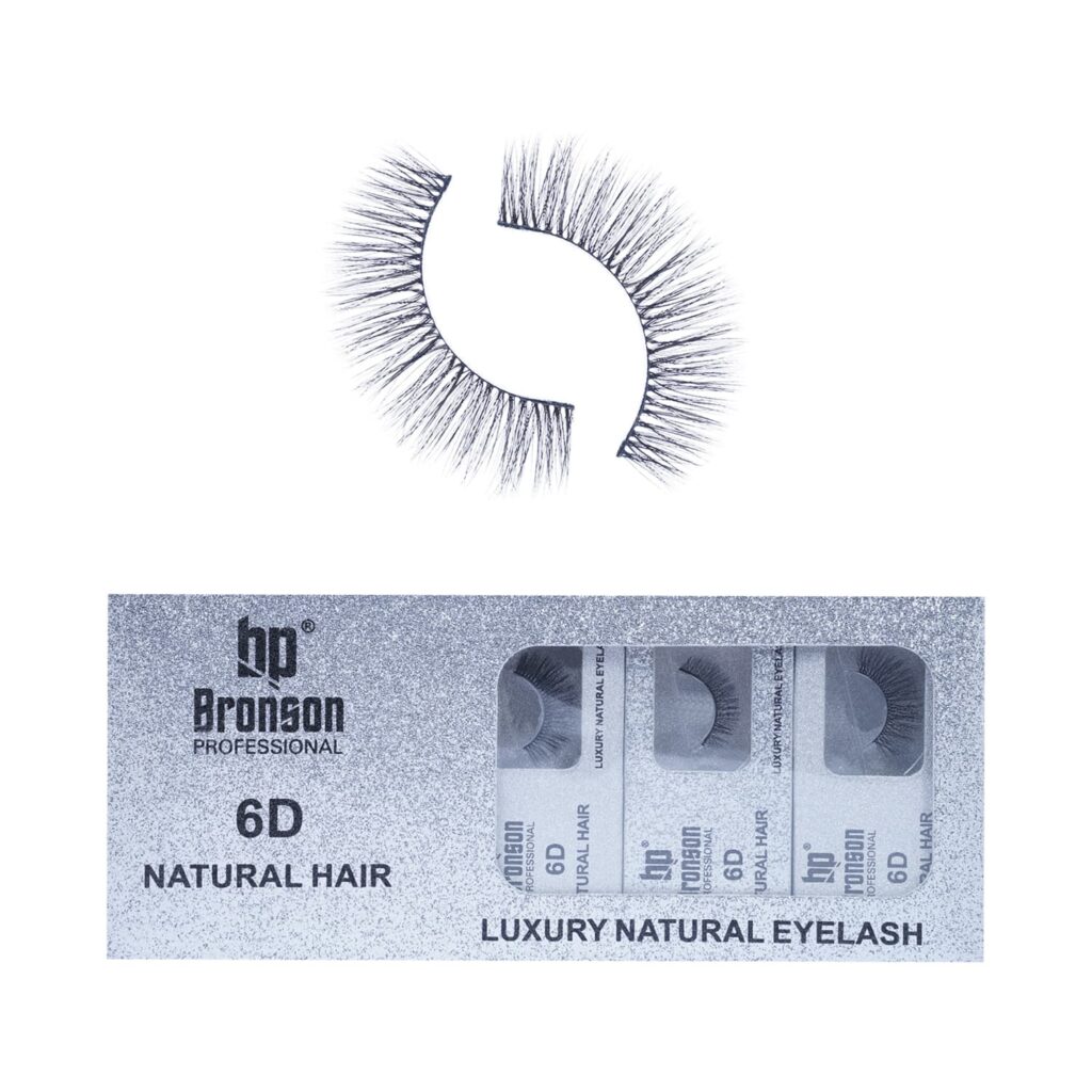 Bronson Professional Pair 6D Long & Natural False Eyelashes - 160 - Black (10 Pairs) - Bronson Professional