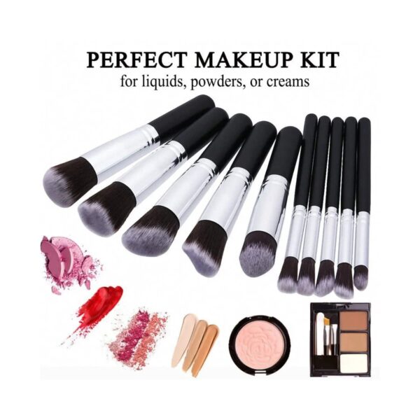 Bronson Professional Premium Makeup Brush Set (10Pcs) - Bronson Professional