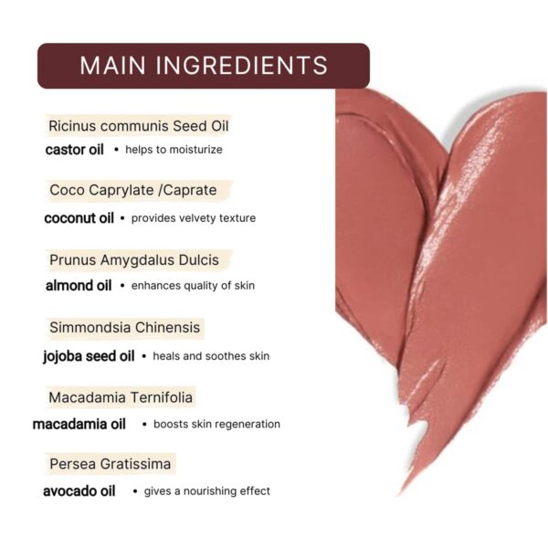 brwn. pro-melanin care Creme Matte Lip Crayon - Berrylicious (3g) - brwn. pro-melanin care