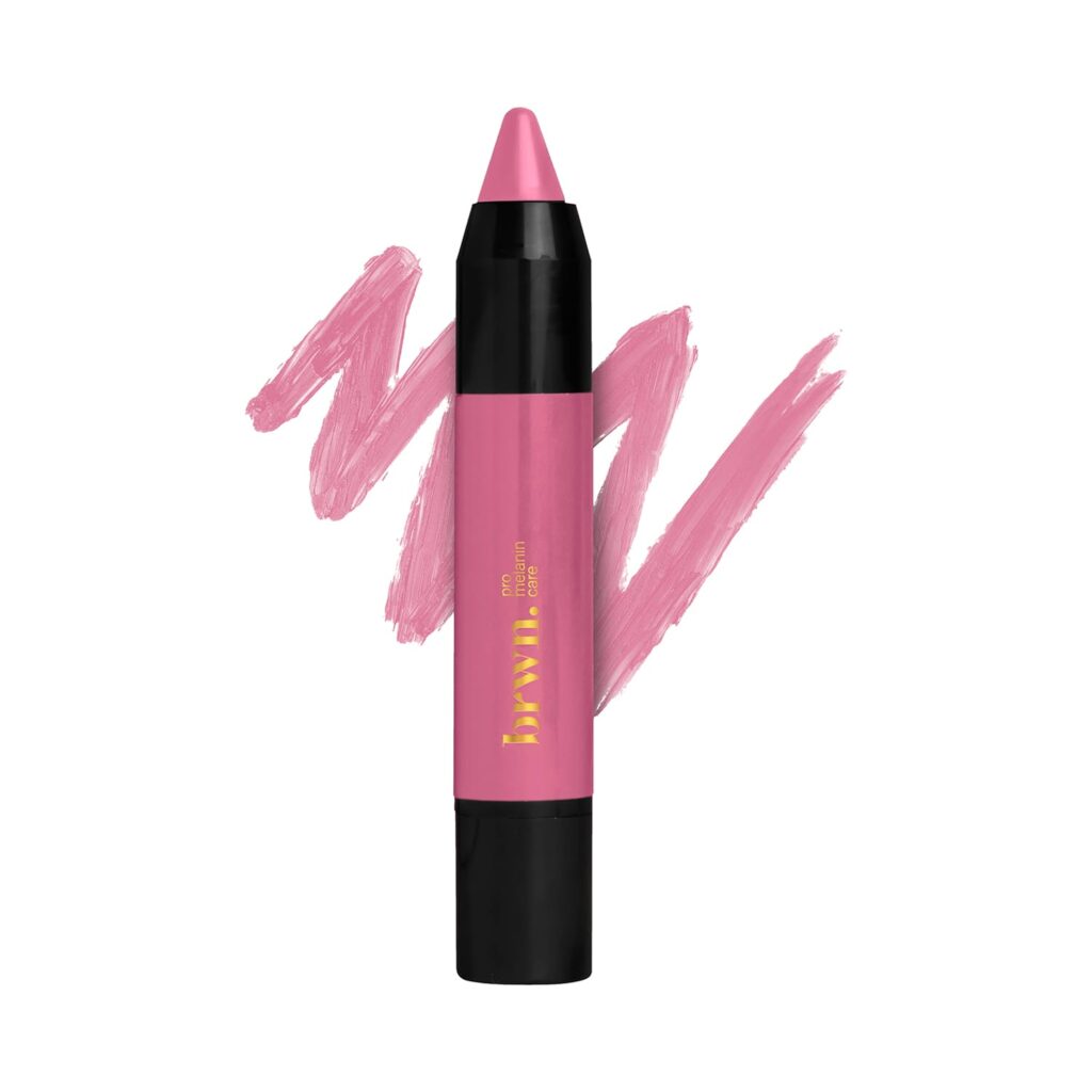 brwn. pro-melanin care Creme Matte Lip Crayon - Cotton Candy (3g) - brwn. pro-melanin care