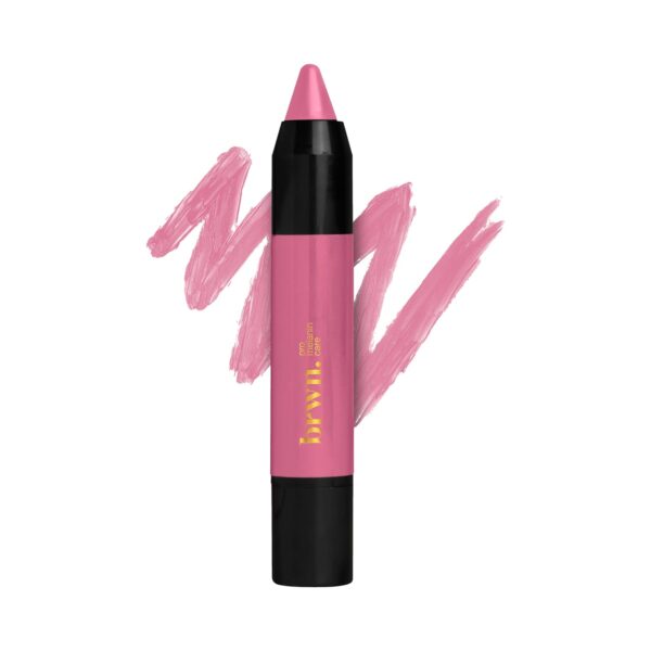brwn. pro-melanin care Creme Matte Lip Crayon - Cotton Candy (3g) - brwn. pro-melanin care