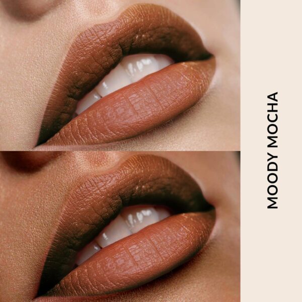 brwn. pro-melanin care Creme Matte Lip Crayon - Moody Mocha (3g) - brwn. pro-melanin care