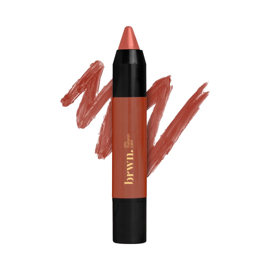 brwn. pro-melanin care Creme Matte Lip Crayon - Moody Mocha (3g) - brwn. pro-melanin care