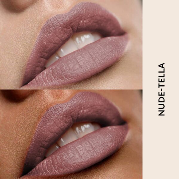 brwn. pro-melanin care Matte Melt Liquid Lipstick - Nude-Tella (4.5ml) - brwn. pro-melanin care