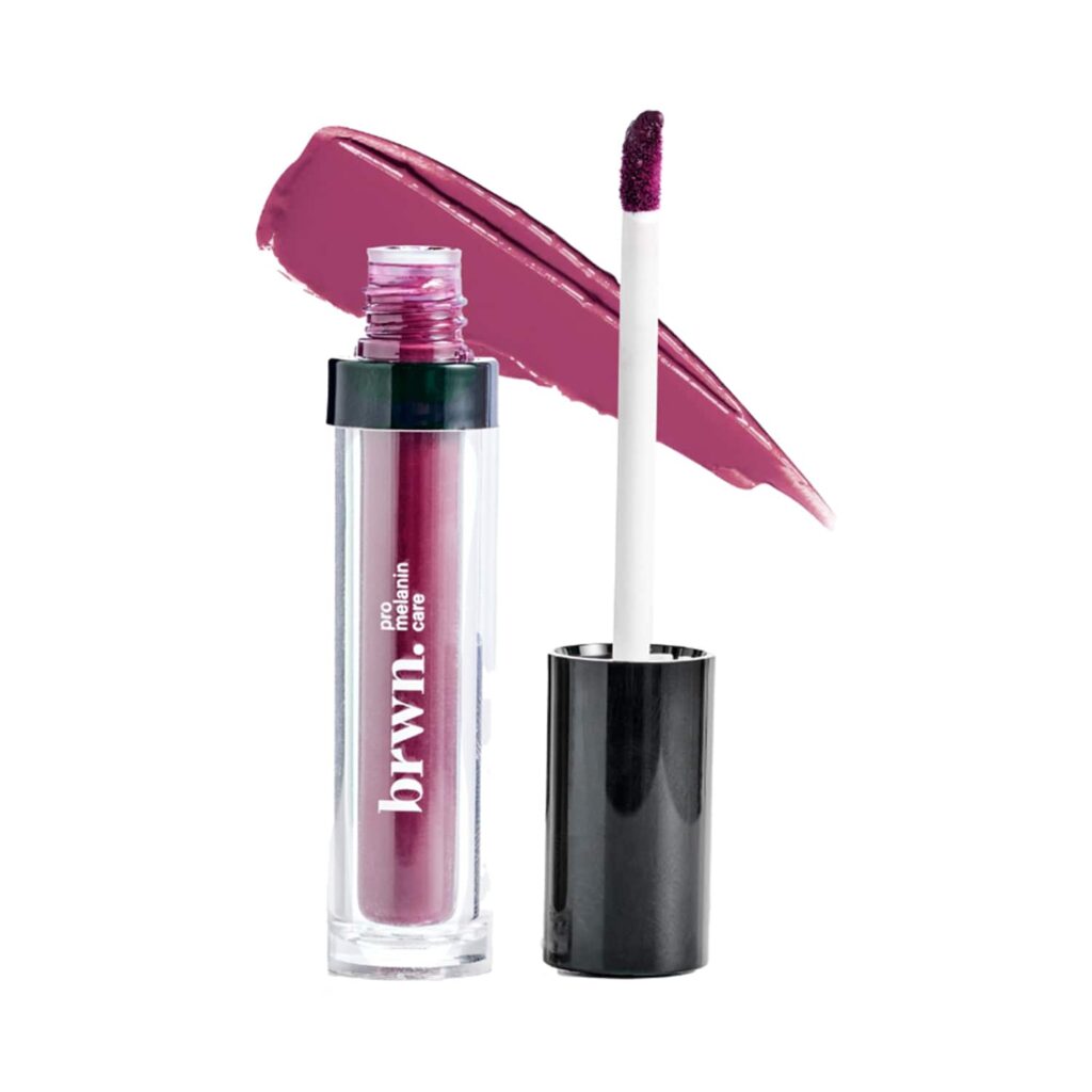 brwn. pro-melanin care Matte Melt Liquid Lipstick - Pink-O-Plum (4.5ml) - brwn. pro-melanin care