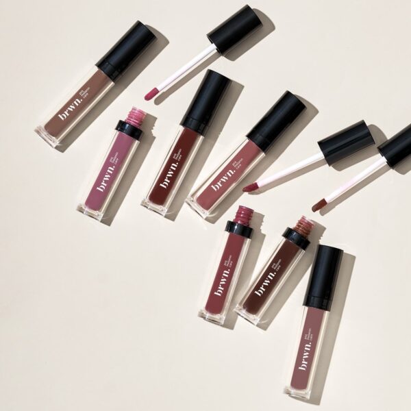 brwn. pro-melanin care Matte Melt Liquid Lipstick - Rosy Mocha (4.5ml) - brwn. pro-melanin care