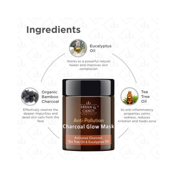 BRYAN & CANDY Anti Pollution Charcoal Face Mask (100g) - BRYAN & CANDY