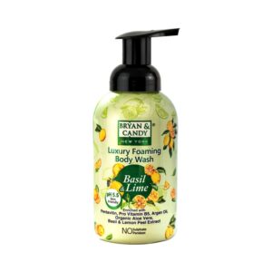 BRYAN & CANDY Basil & Lime Foaming Body Wash (400ml) - BRYAN & CANDY