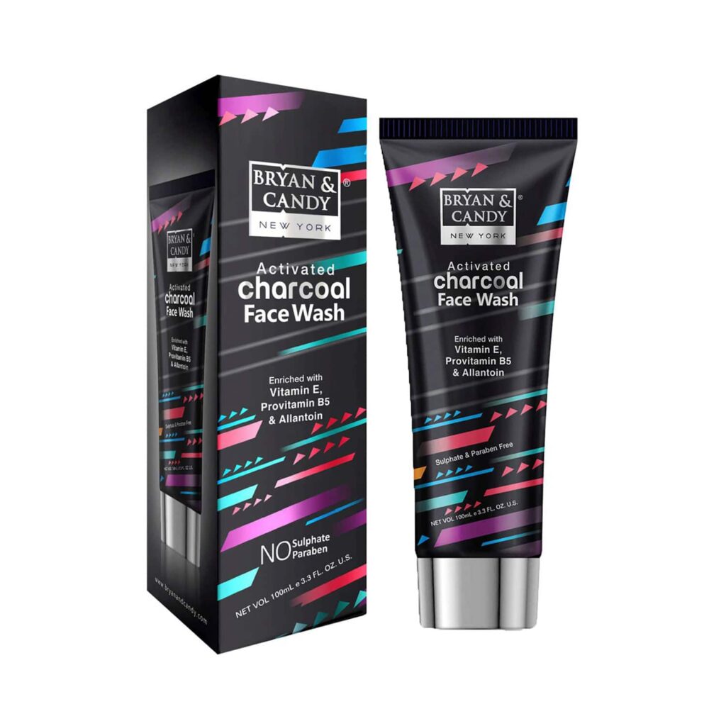 BRYAN & CANDY Charcoal Face Wash (100ml) - BRYAN & CANDY