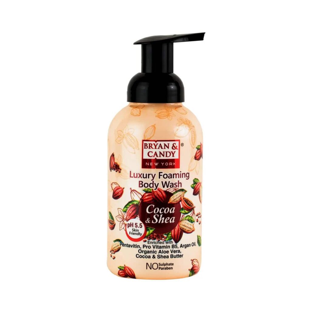 BRYAN & CANDY Cocoa Shea Foaming Body Wash (400ml) - BRYAN & CANDY