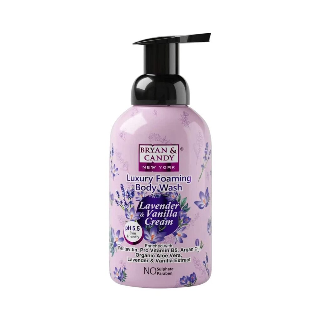 BRYAN & CANDY Lavender Foaming Body Wash (400ml) - BRYAN & CANDY