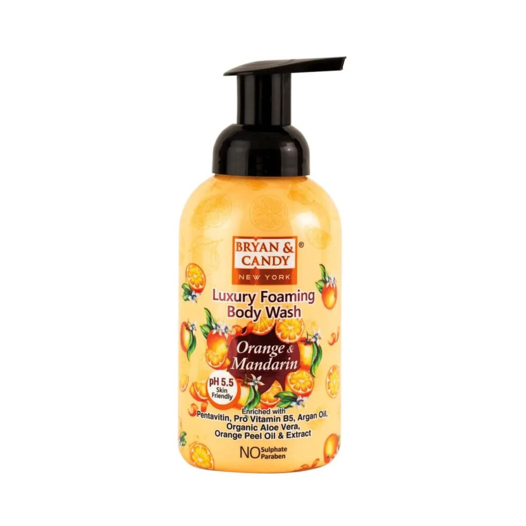 BRYAN & CANDY Orange Foaming Body Wash (400ml) - BRYAN & CANDY
