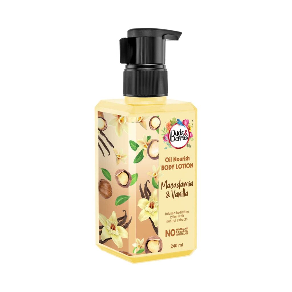 Buds & Berries Macadamia And Vanilla Body Lotion (240ml) - Buds & Berries