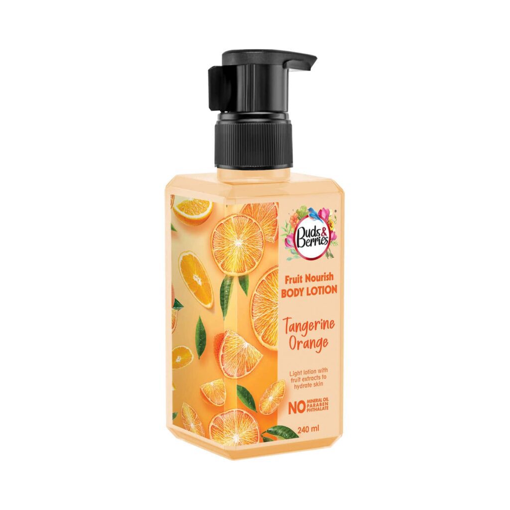 Buds & Berries Tangerine Orange Body Lotion (240ml) - Buds & Berries
