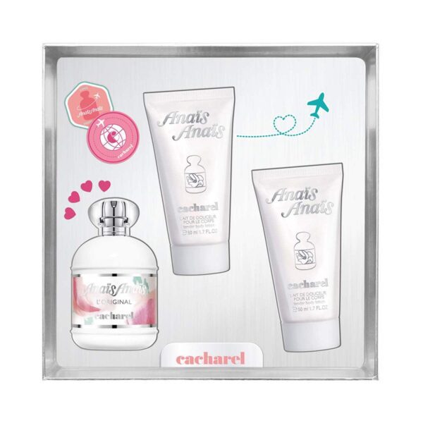 Cacharel Anais Anais Eau De Toilette & Body Lotion Gift Set (3 pcs) - Cacharel