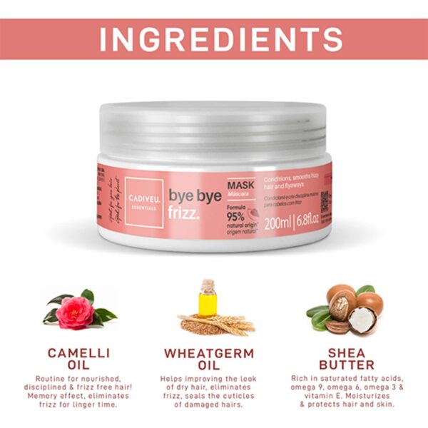 Cadiveu Bye Bye Frizz Hair Mask (200ml) - Cadiveu