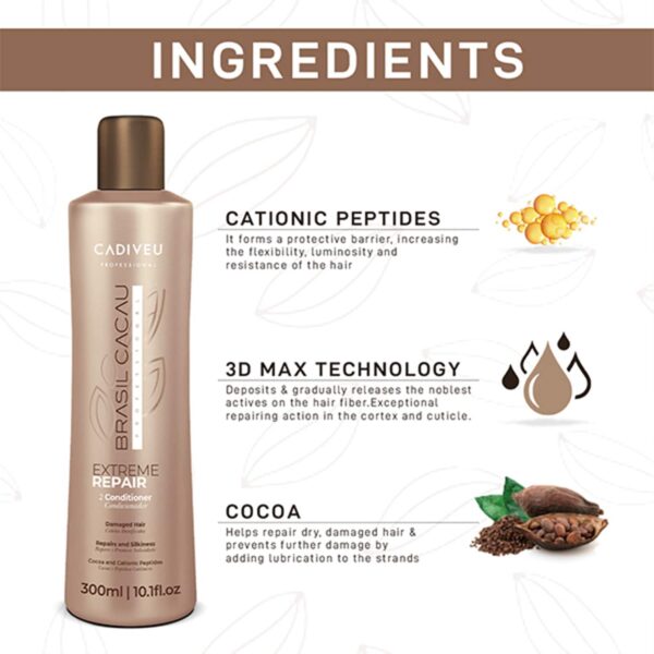 Cadiveu Extreme Repair Conditioner (300ml) - Cadiveu