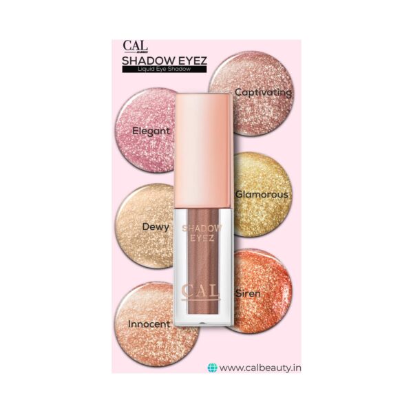 C.A.L Los Angeles Glitter Liquid Shadow Eyez - Siren (3ml) - C.A.L Los Angeles