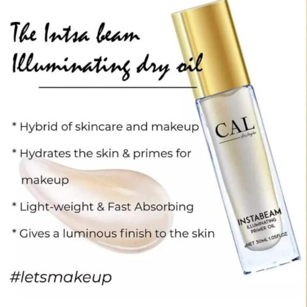 C.A.L Los Angeles Intsa Beam Illuminating Primer Oil - White (45 ml) - C.A.L Los Angeles
